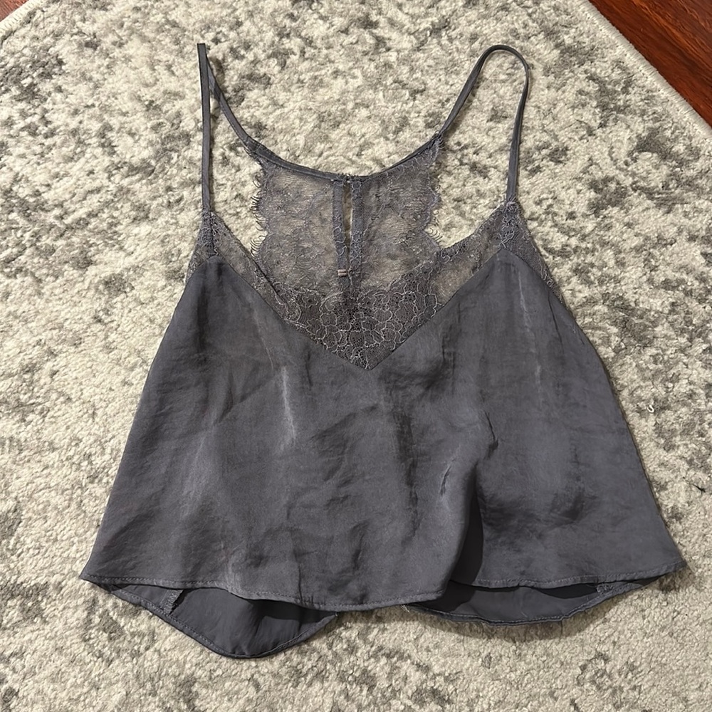 Free people lavender lace intimates camisole